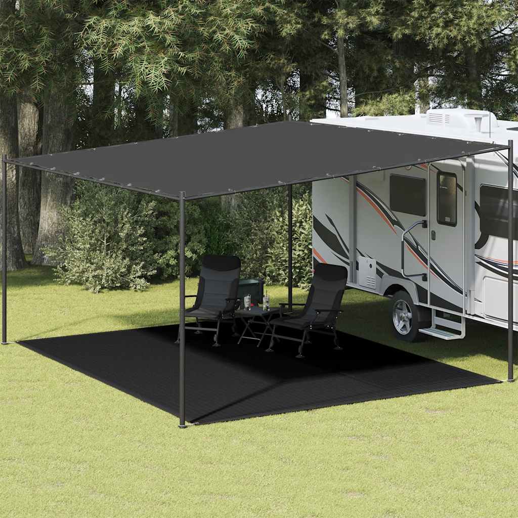 Tappeto da Tenda 400x500 cm Nero