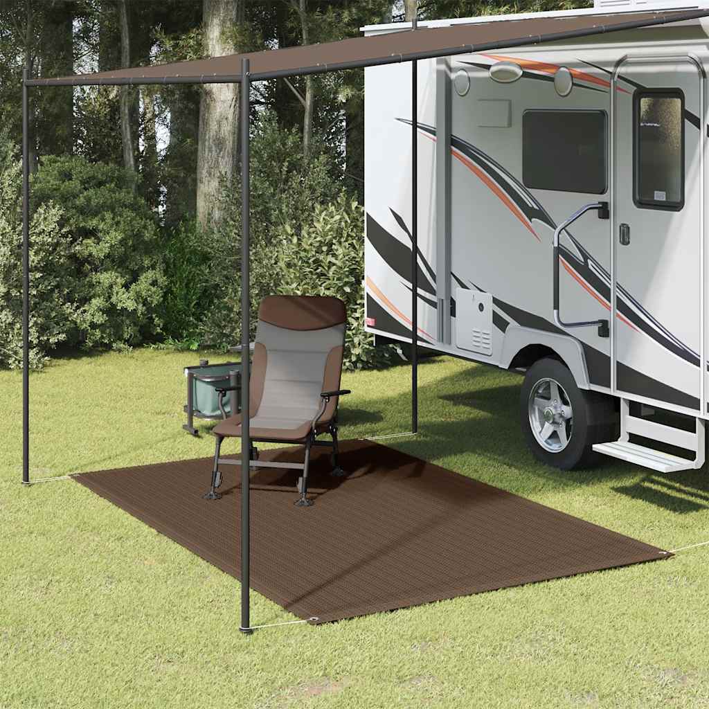 Tappeto da Tenda 250x200 cm Marrone
