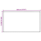 Tappeto da Tenda 250x350 cm Marrone