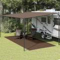 Tappeto da Tenda 250x550 cm Marrone