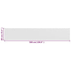 Paravento da Balcone Bianco 90x500 cm in HDPE