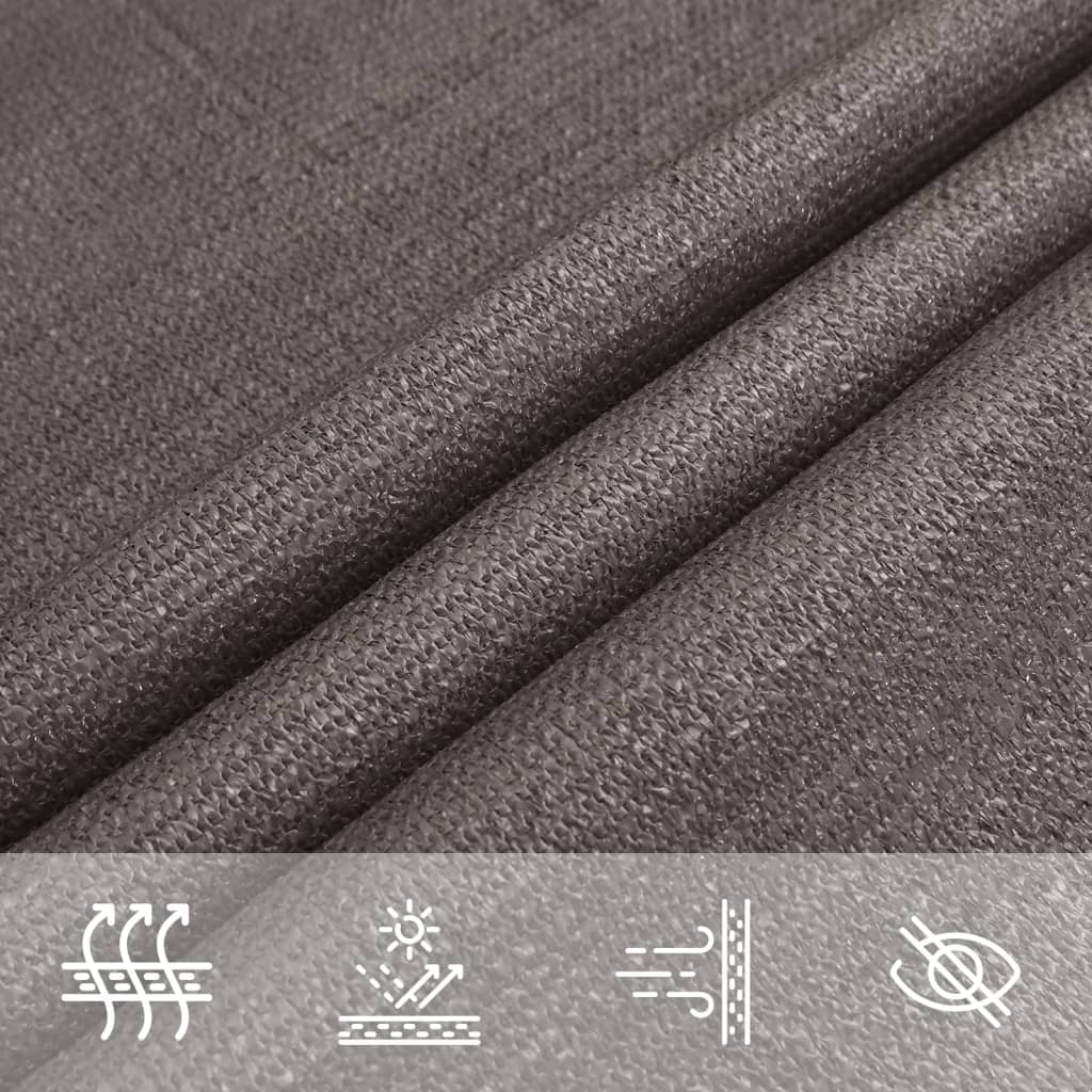 Vela Parasole 160 g/m² Antracite 2x4,5 m in HDPE