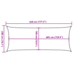 Vela Parasole 160 g/m² Antracite 2x4,5 m in HDPE