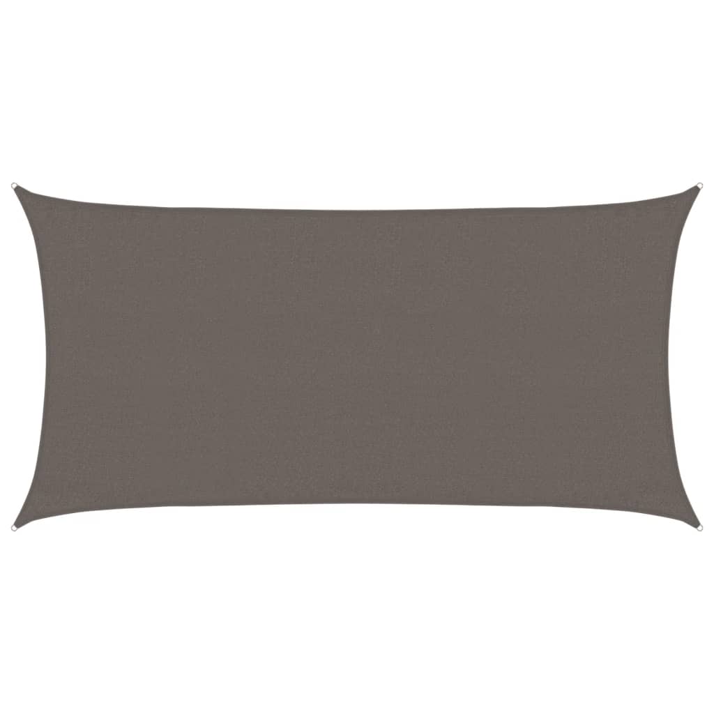 Vela Parasole 160 g/m² Antracite 3x6 m in HDPE
