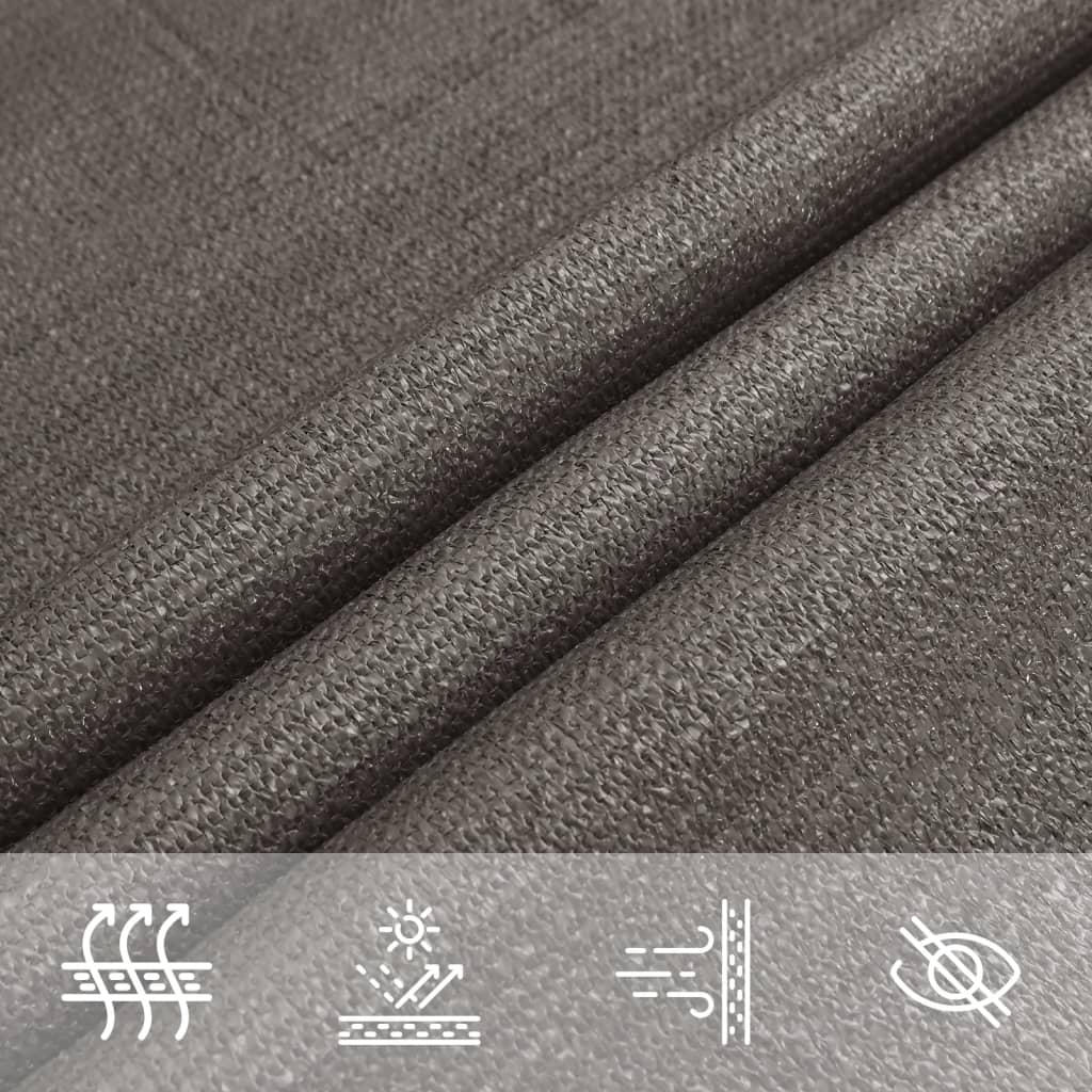 Vela Parasole 160 g/m² Antracite 3/4x2 m in HDPE
