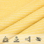 Vela Parasole 160 g/m² Beige 2,5x5 m in HDPE