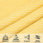 Vela Parasole 160 g/m² Beige 4x4x4 m in HDPE