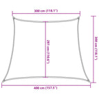 Vela Parasole 160 g/m² Beige 3/4x3 m in HDPE
