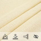 Vela Parasole 160 g/m² Crema 2x3 m in HDPE