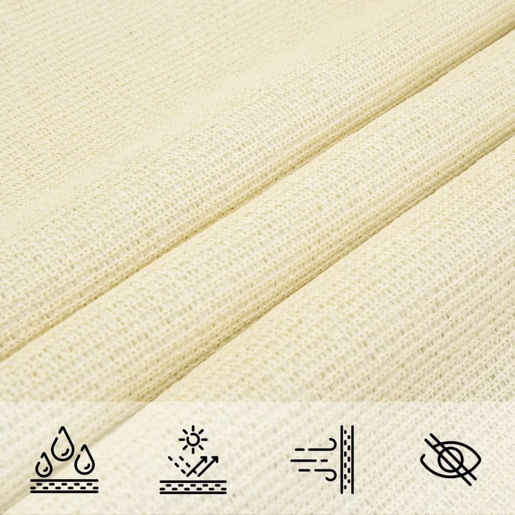 Vela Parasole 160 g/m² Crema 2x3 m in HDPE
