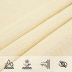 Vela Parasole 160 g/m² Crema 3x4,5 m in HDPE