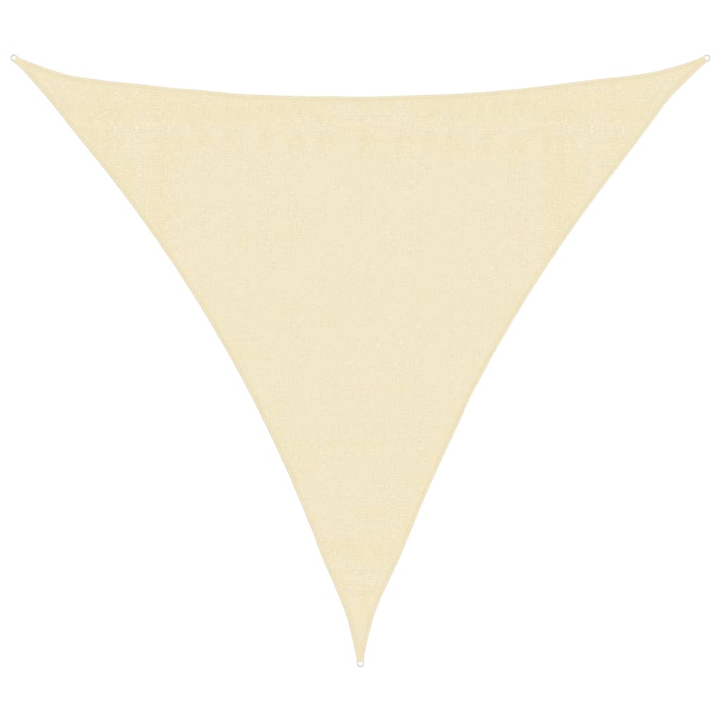 Vela Parasole 160 g/m² Crema 3x3x3 m in HDPE