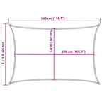 Vela Parasole 160 g/m² Verde Chiaro 2x3 m in HDPE