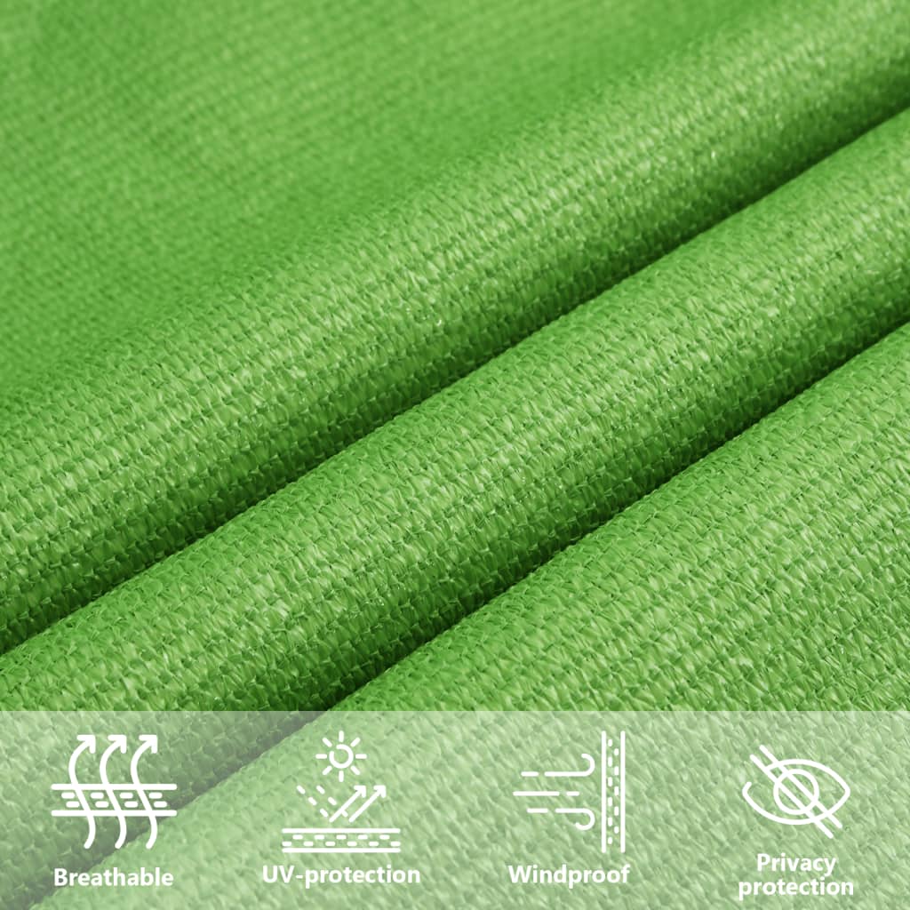 Vela Parasole 160 g/m² Verde Chiaro 5x6x6 m in HDPE