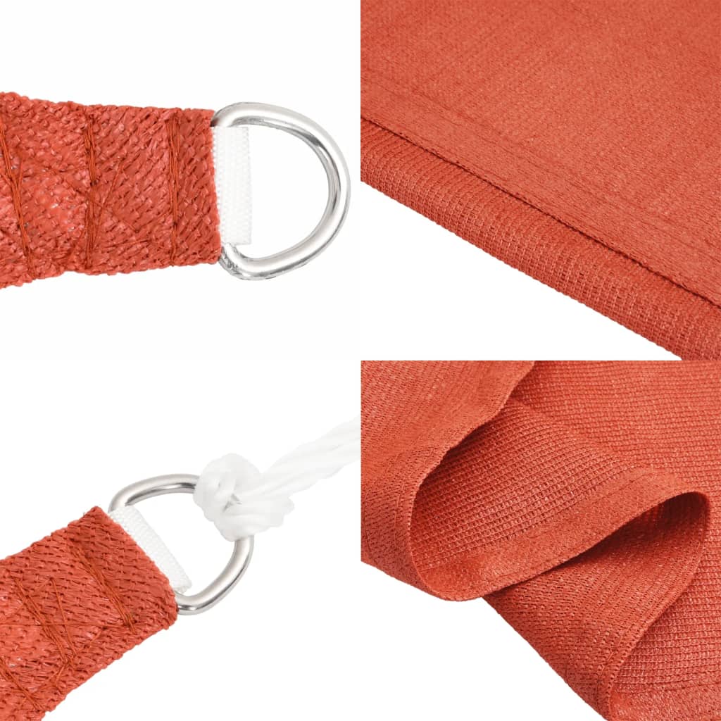 Vela Parasole 160 g/m² Terracotta 5x5 m in HDPE