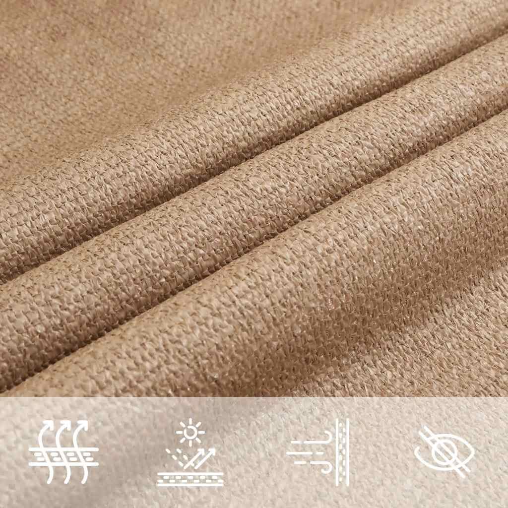 Vela Parasole 160 g/m² Grigio Talpa 3x4x5 m in HDPE