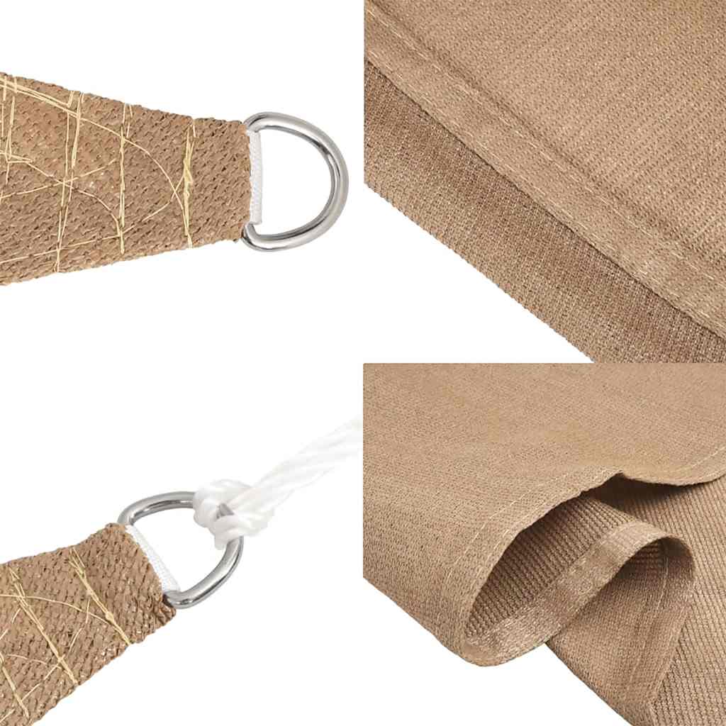 Vela Parasole 160 g/m² Grigio Talpa 4,5x4,5x4,5 m in HDPE