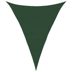 Vela Parasole 160 g/m² Verde Scuro 4x5x5 m in HDPE