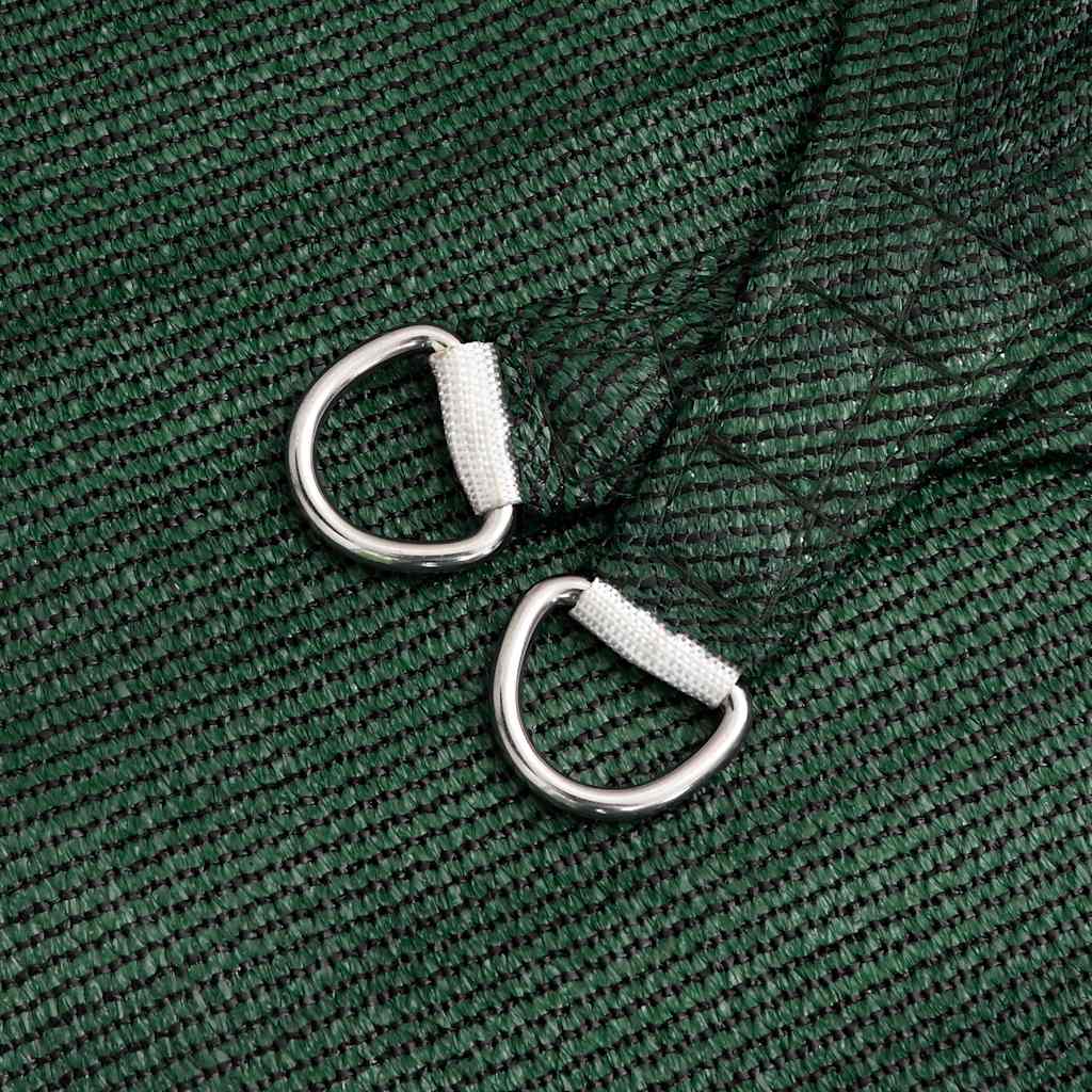 Vela Parasole 160 g/m² Verde Scuro 5x7x7 m in HDPE