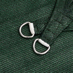 Vela Parasole 160 g/m² Verde Scuro 5x7x7 m in HDPE