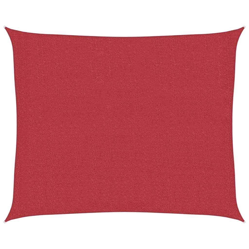 Vela Parasole 160 g/m² Rossa 2,5x3 m in HDPE