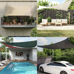 Vela Parasole 160 g/m² Rossa 3x6 m in HDPE