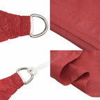 Vela Parasole 160 g/m² Rossa 4/5x4 m in HDPE
