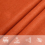 Vela Parasole 160 g/m² Arancione 3,5x5 m in HDPE