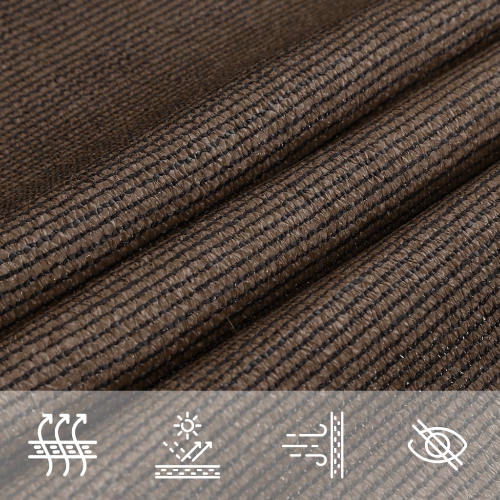 Vela Parasole 160 g/m² Marrone 6x8 m in HDPE