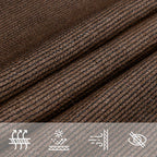 Vela Parasole 160 g/m² Marrone 6x8 m in HDPE
