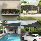 Vela Parasole 160 g/m² Marrone 6x8 m in HDPE