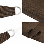 Vela Parasole 160 g/m² Marrone 3x3x4,2 m in HDPE
