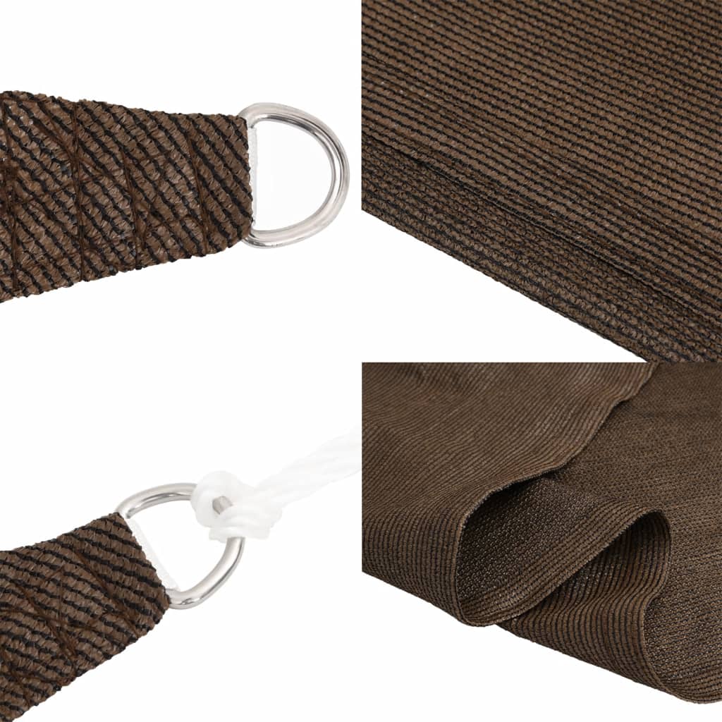 Vela Parasole 160 g/m² Marrone 3x3x4,2 m in HDPE