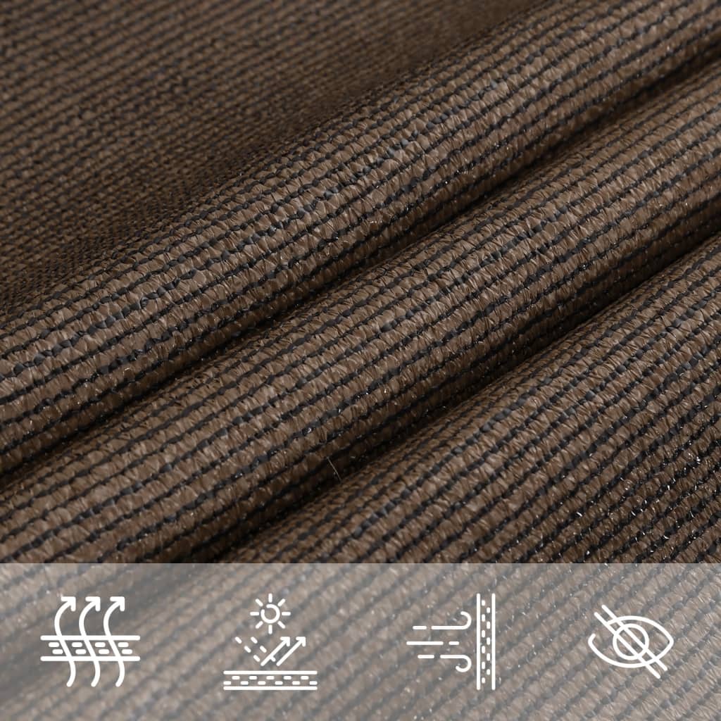 Vela Parasole 160 g/m² Marrone 3x3x4,2 m in HDPE