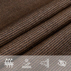 Vela Parasole 160 g/m² Marrone 3x3x4,2 m in HDPE