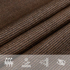 Vela Parasole 160 g/m² Marrone 4x5x6,8 m in HDPE