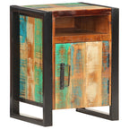 Comodino 40x35x55 cm in Legno Massello di Recupero