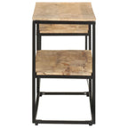 Mobile Porta TV 180x30x50cm in Legno di Mango Grezzo
