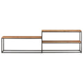 Mobile Porta TV 180x30x50 cm in Legno Massello di Acacia