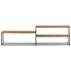 Mobile Porta TV 180x30x50 cm in Legno Massello di Acacia