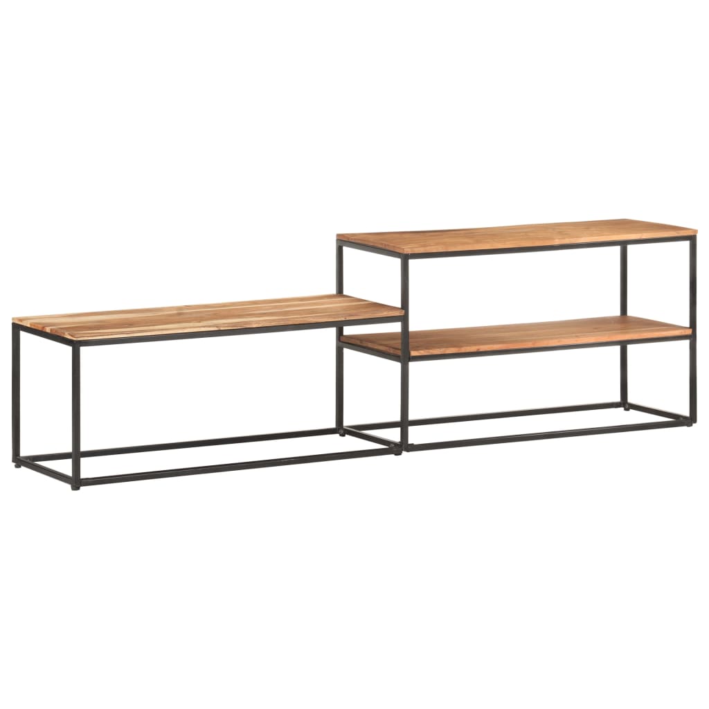 Mobile Porta TV 180x30x50 cm in Legno Massello di Acacia