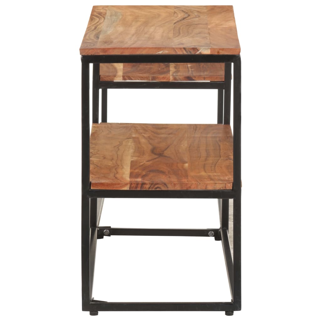 Mobile Porta TV 180x30x50 cm in Legno Massello di Acacia