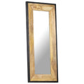 Specchio 110x50 cm in Legno Massello di Mango