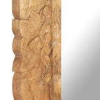 Specchio 80x50 cm in Legno Massello di Mango