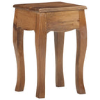 Comodino 28x28x46 cm in Legno Massello di Mango