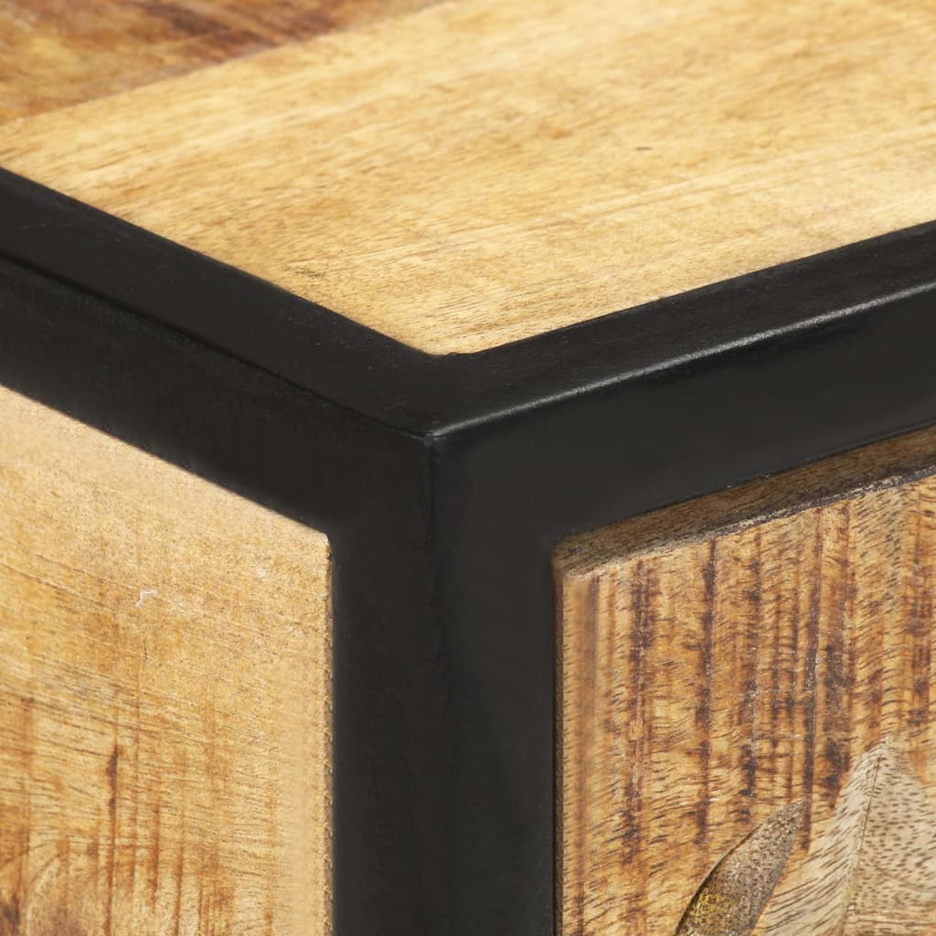 Tavolo Consolle 100x35x75 cm in Legno Massello di Mango