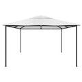 Gazebo da Giardino 4x4x3 m Bianco 180 g/m²