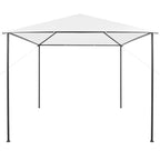 Gazebo da Giardino 3x3x2,9 m Bianco 180 g/m²