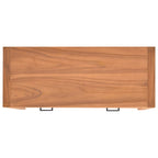 Scrivania con 2 Cassetti 100x40x75 cm in Legno di Teak