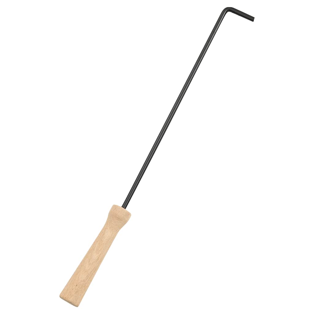 Braciere e Barbecue 2in1 e Attizzatoio 59x59x60 cm Acciaio Inox